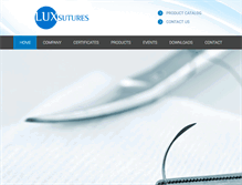 Tablet Screenshot of luxsutures.com